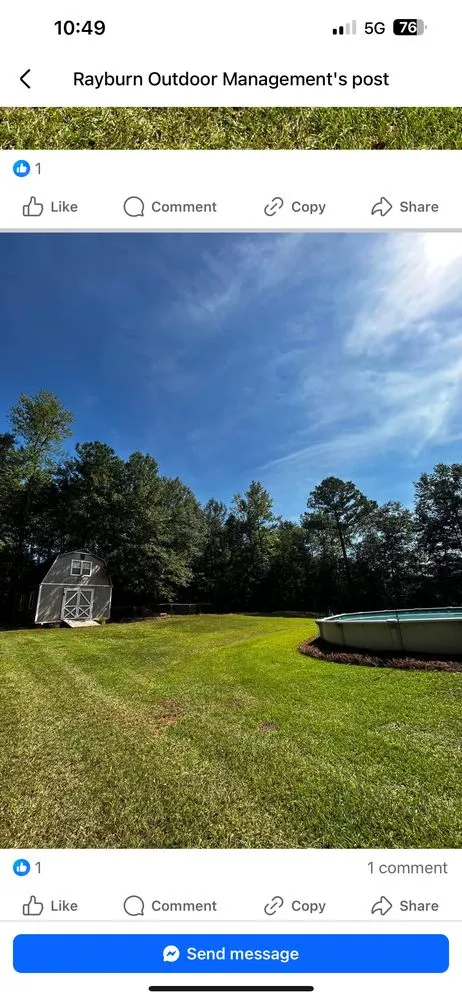 Professional landscaping services in Thomaston, GA - Rayburn Outdoor Management