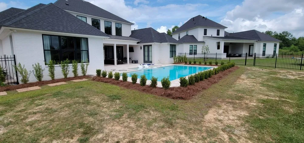 Custom landscaping services for year-round maintenance in Gonzales, LA by Raymond Lawn & Landscape