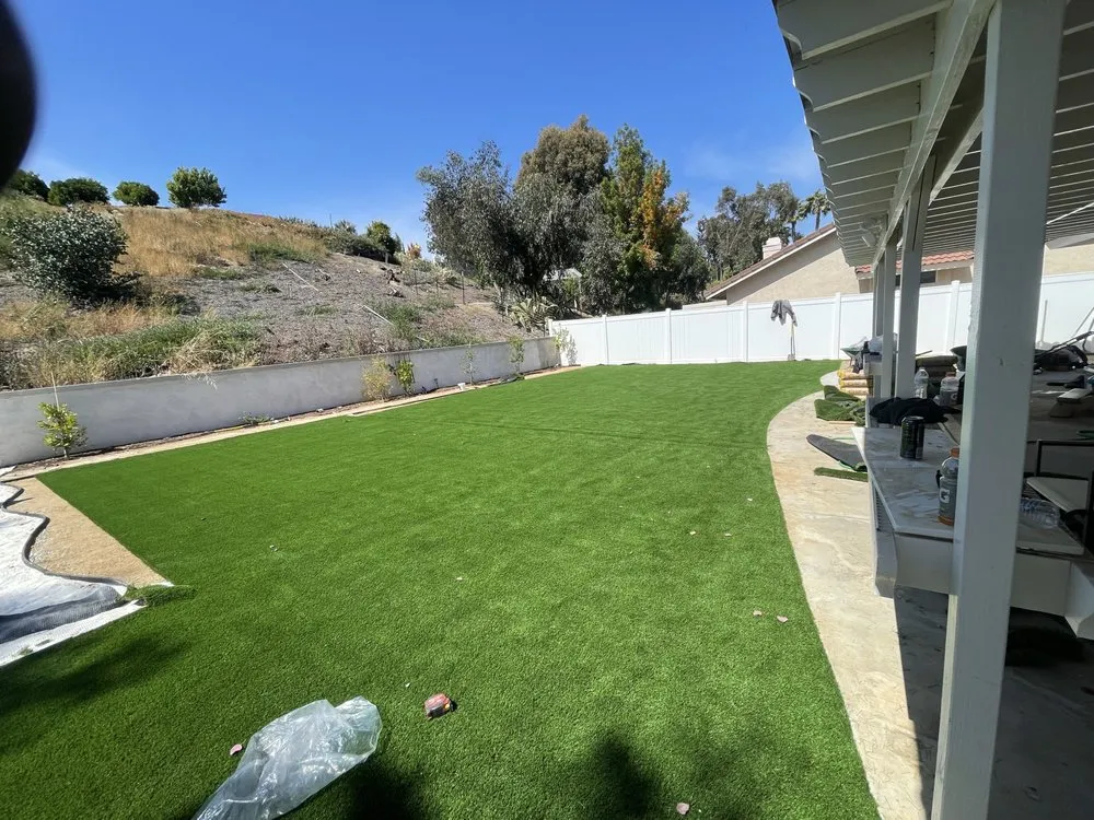 Custom garden landscaping in Fallbrook, CA by Raymundo Landscaping Tree Service