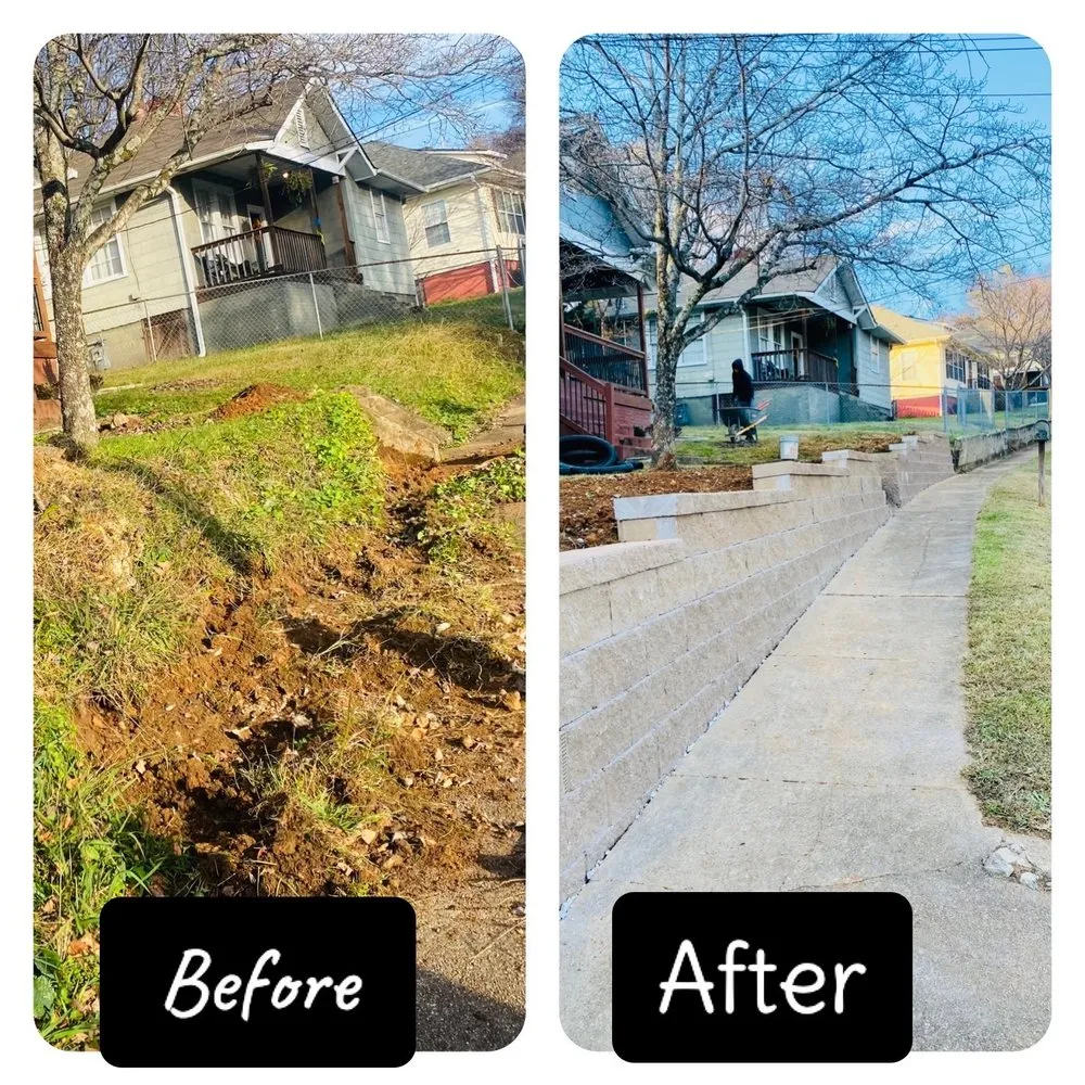 Custom lawn care service experts serving Chattanooga, TN - Raymundo's Retaining wall & lands