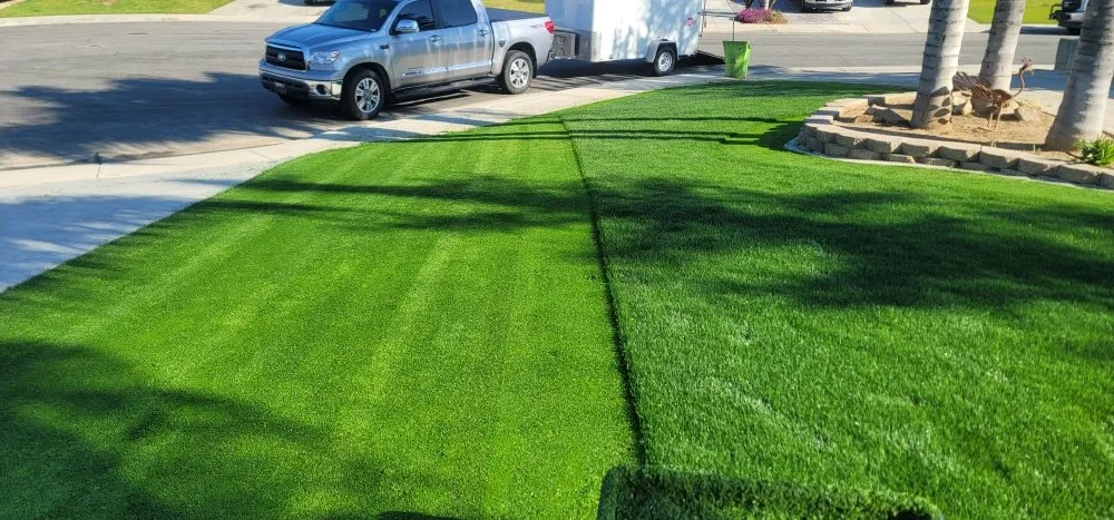 Professional landscape installation in Bakersfield, CA by Rayos Landscaping & Gardening