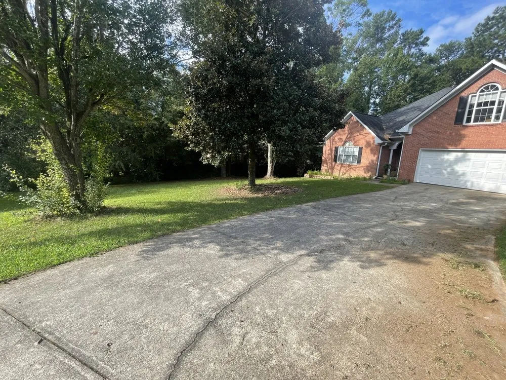 Expert landscape installation in Stockbridge, GA by Razor Cutz Yard Barber