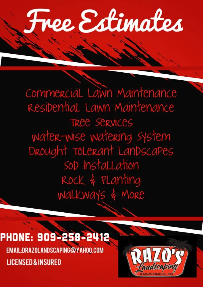 Custom residential landscaping in Rialto, CA - Razo's Landscaping & Maintenance