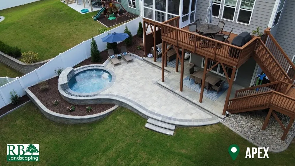 Local landscape design in Holly Springs, NC by RB Landscaping