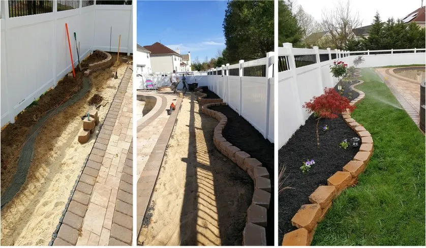 Professional landscape installation for residential properties in Marlton, NJ by RBL Lawn Care