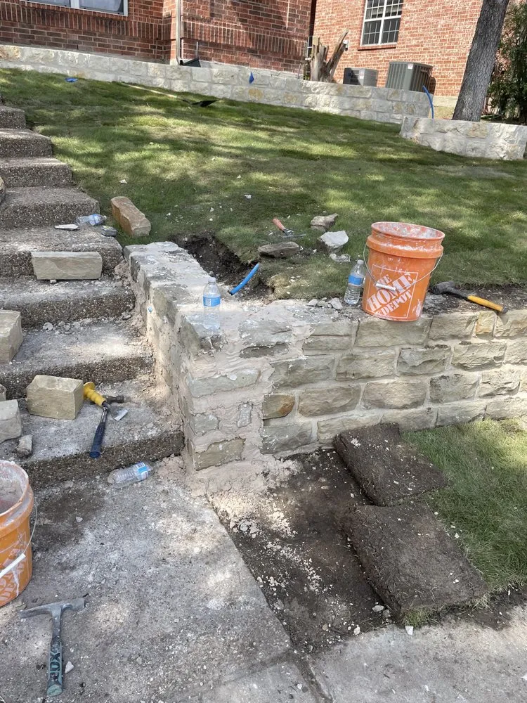 Local landscape design in Plano, TX by RC Custom Landscape & Stone Work