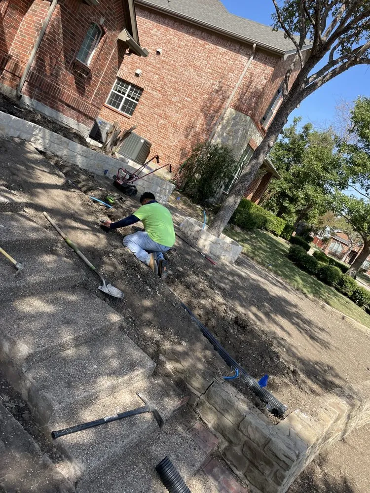 Custom landscape design in Plano, TX - RC Custom Landscape & Stone Work