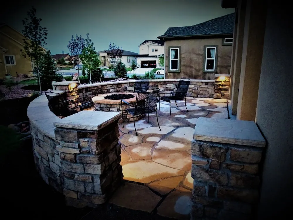 Expert lawn mowing service in Peyton, CO by RC Custom Landscape and Stonework