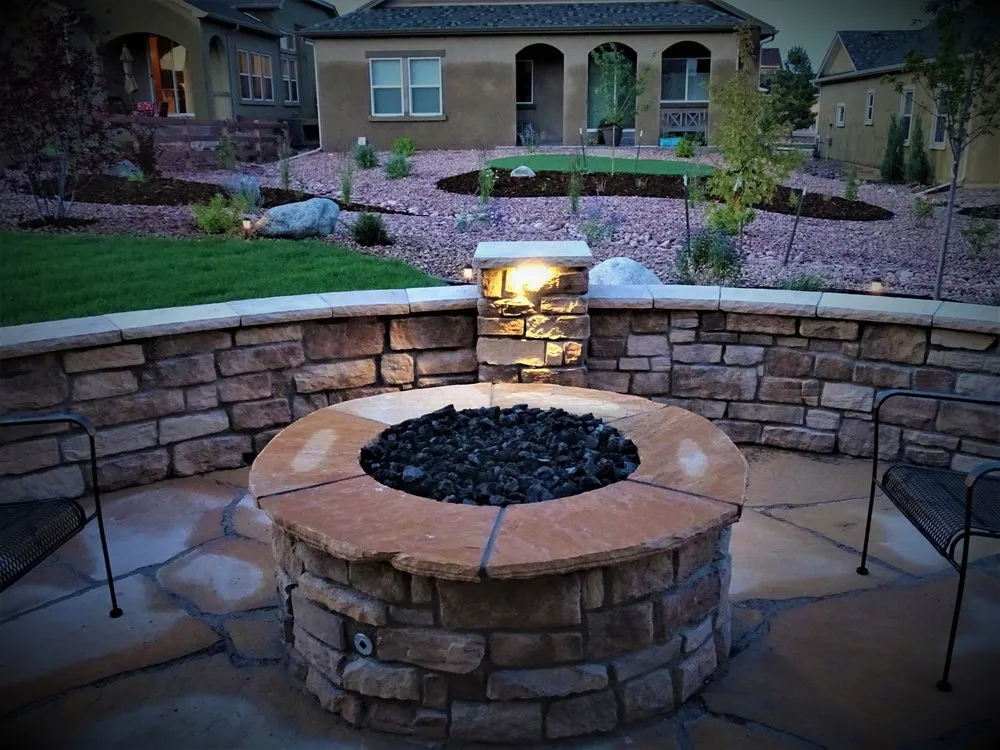 Professional landscaping services with custom design across Peyton, CO - RC Custom Landscape and Stonework