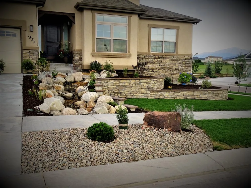 Affordable residential landscaping for homes in Peyton, CO by RC Custom Landscape and Stonework