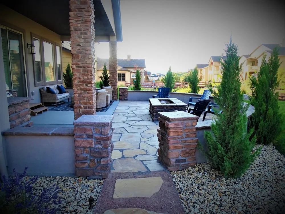 Expert garden landscaping in Peyton, CO by RC Custom Landscape and Stonework