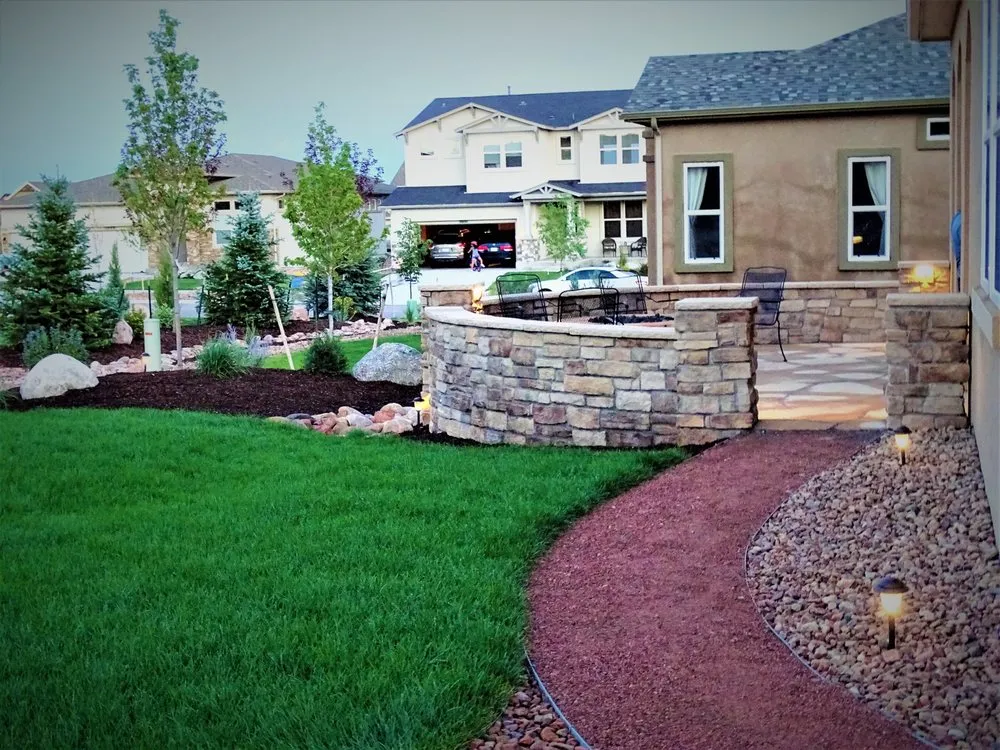 Local landscape design for beautiful yards in Peyton, CO by RC Custom Landscape and Stonework