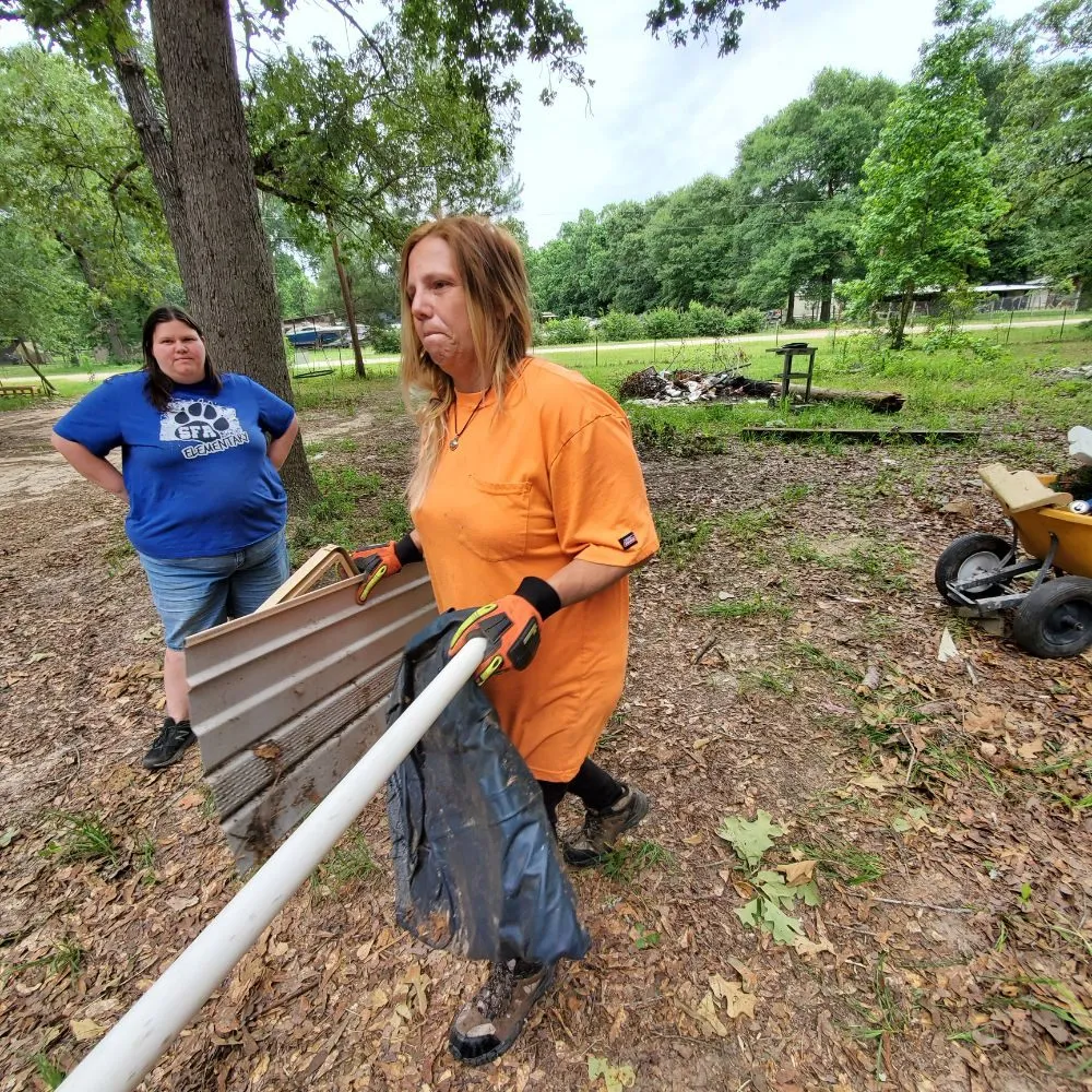 Custom lawn mowing service for residential properties in Conroe, TX by RC Handyman Services