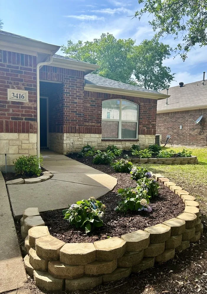 Trusted garden landscaping with custom design in Allen, TX by RC Landscape