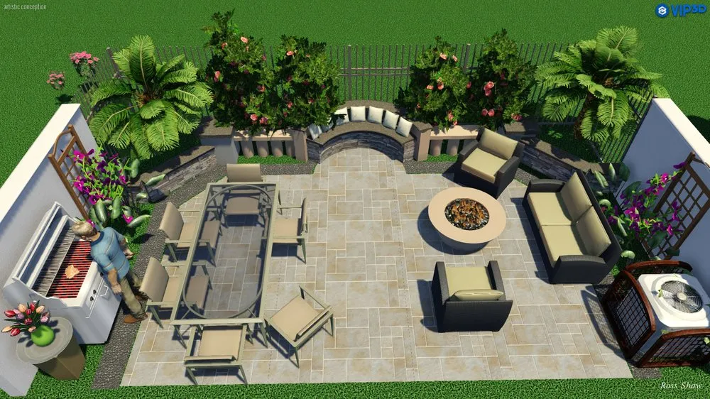 Professional lawn care service for residential properties in San Clemente, CA by RC Landscape Construction & Design