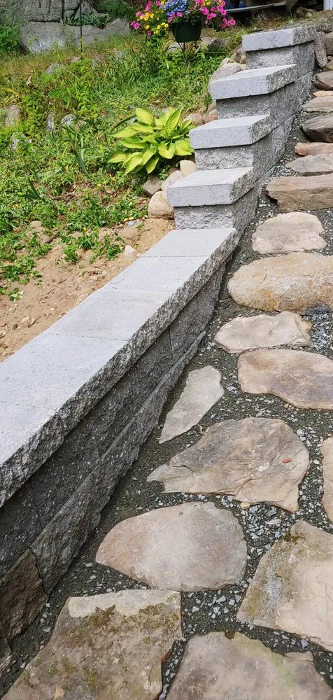 Custom garden landscaping for residential properties across Lynn, MA - RC Landscaping