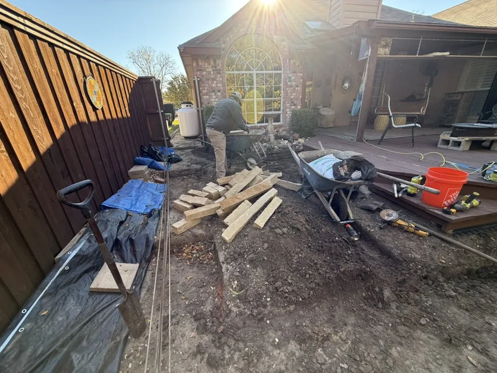 Custom yard maintenance in McKinney, TX by RC Landscaping