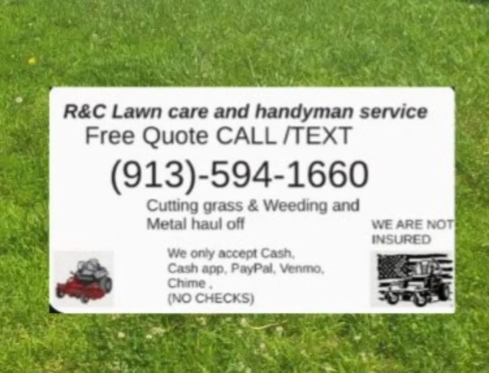 Custom outdoor landscaping for year-round maintenance in LaCygne, KS by R&C Lawn Care And Handyman Service's
