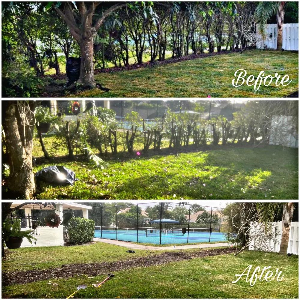 Custom lawn mowing service for residential properties in Delray Beach, FL by RC Lawn Maintenance