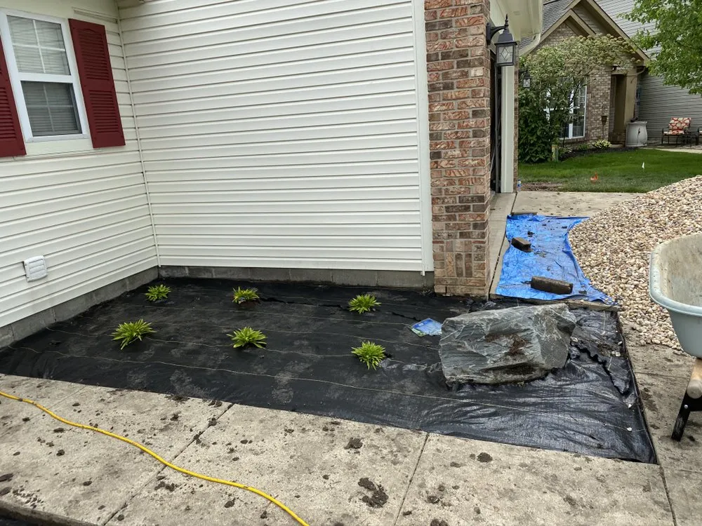 Professional garden landscaping for homes across Lawrence, IN - R&C Tree And Landscaping services