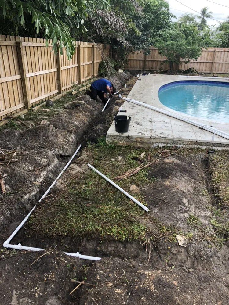 Custom yard cleanup service for outdoor upgrades in Delray Beach, FL by RCH Landscaping