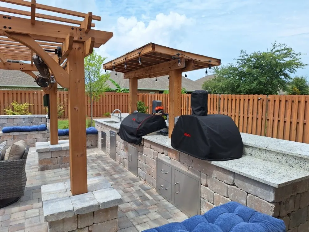 Custom residential landscaping with custom design across Defuniak Springs, FL - RCP Landscaping & Maintenance