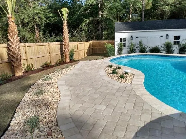Custom landscape design for beautiful yards in Defuniak Springs, FL by RCP Landscaping & Maintenance