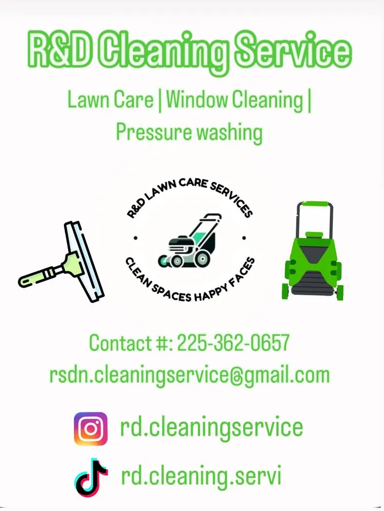 Top-rated lawn mowing service in Prairieville, LA - R&D Cleaning Service