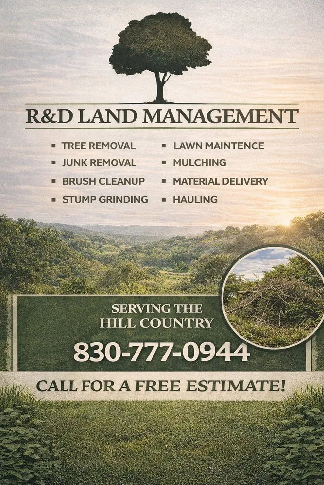 Reliable garden landscaping experts serving Kerrville, TX - R&D Land Management