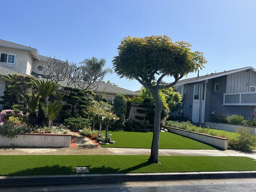 Custom yard maintenance in Garden Grove, CA by RD Turf and Putting Greens