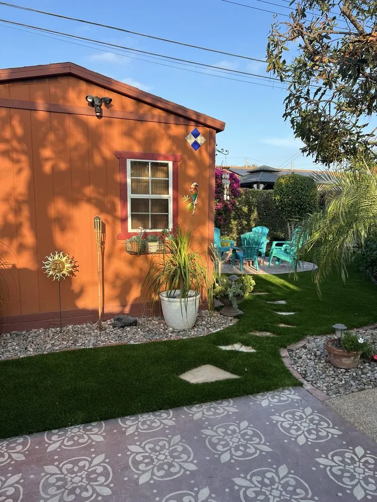 Expert garden landscaping for beautiful yards in Garden Grove, CA by RD Turf and Putting Greens