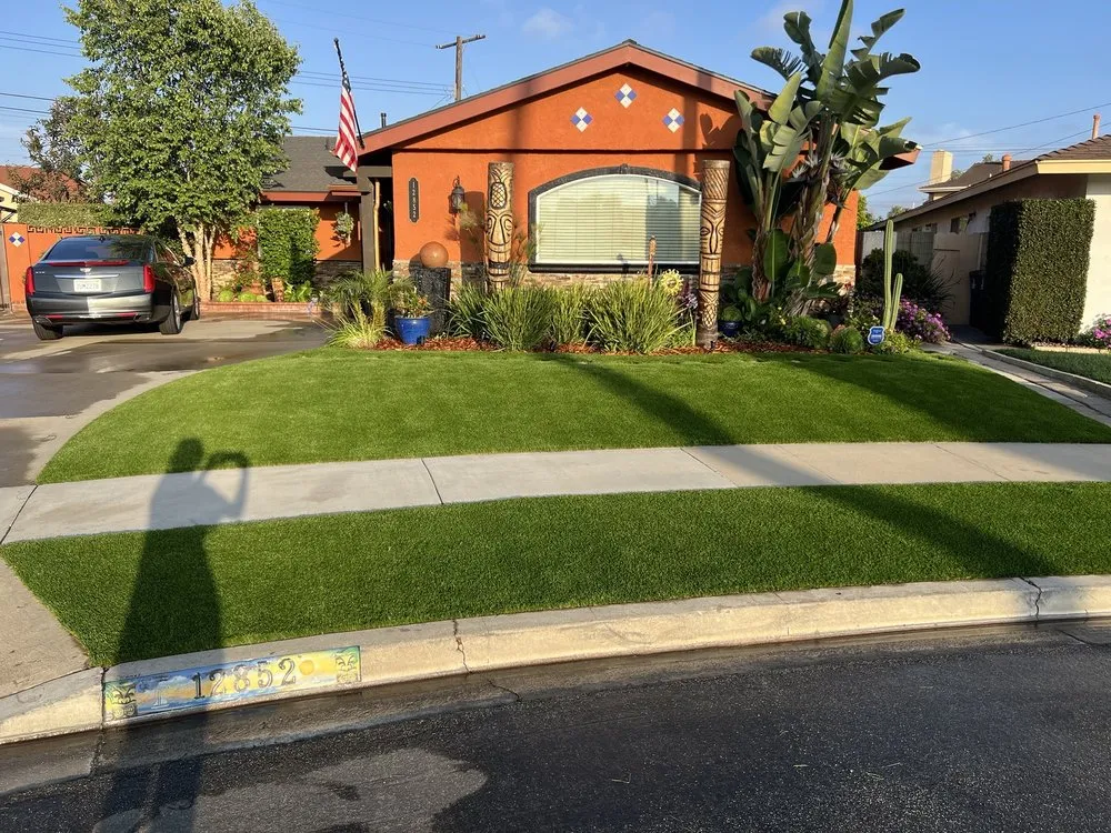 Reliable landscape installation for residential properties in Garden Grove, CA by RD Turf and Putting Greens