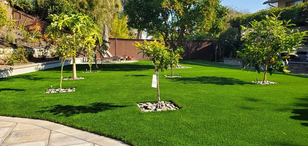 Top-rated landscape design for residential properties in Garden Grove, CA by RD Turf and Putting Greens