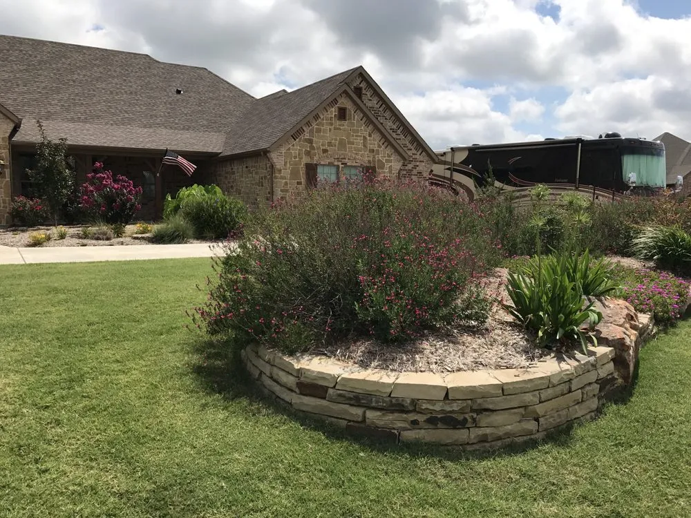 Professional landscape installation for beautiful yards in Rowlett, TX by RDD Landscaping