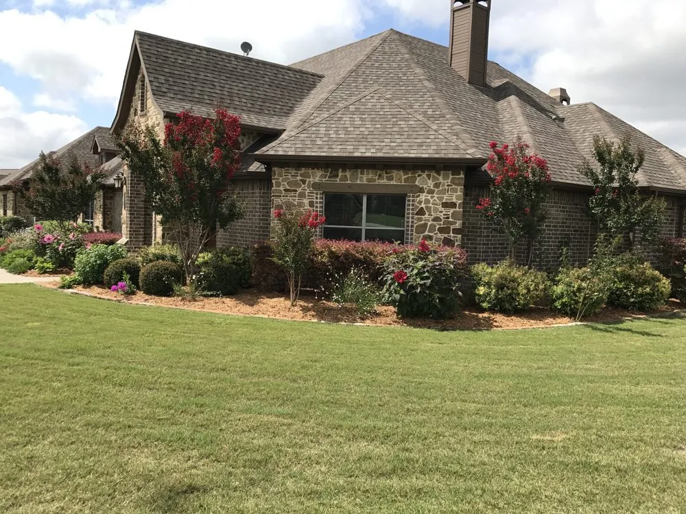 Professional landscape installation for beautiful yards in Rowlett, TX by RDD Landscaping