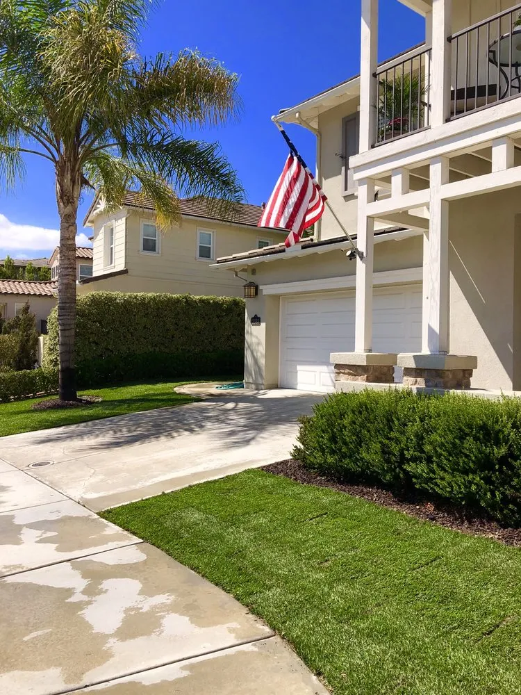 Custom landscape installation with custom design in Chula Vista, CA by RDLM Landscapes