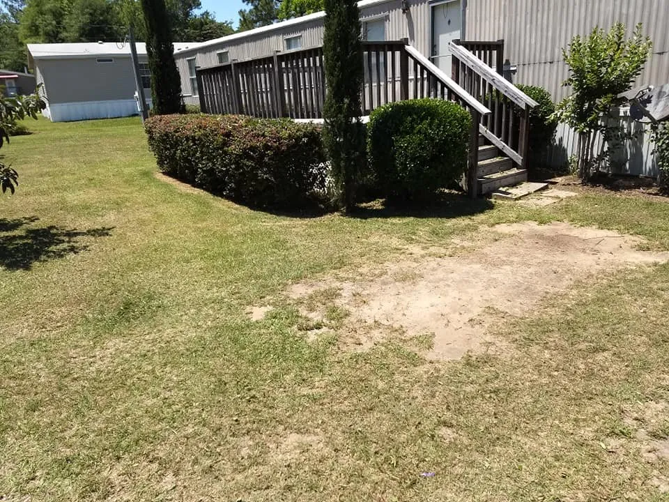 Professional yard maintenance with custom design in Live Oak, FL by RDZ landscaping