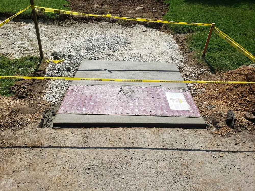 Custom garden landscaping in Telford, PA by RE Concrete and Paving