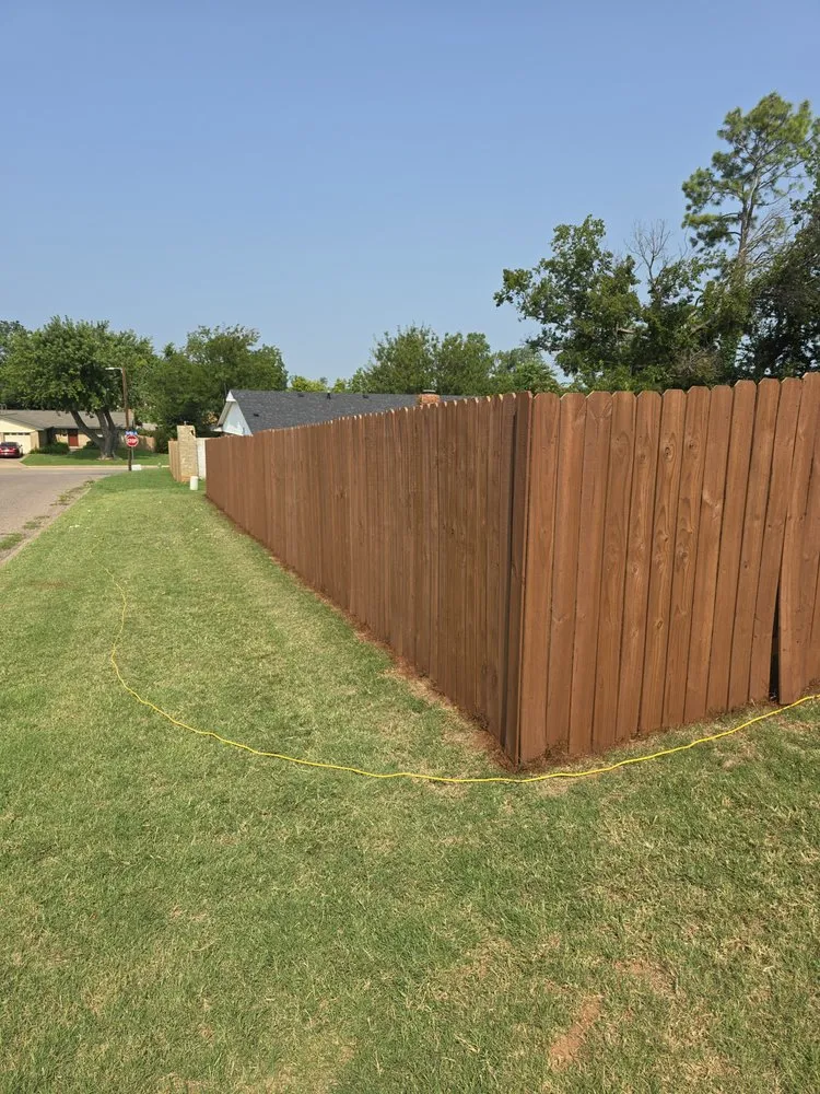Custom yard cleanup service in Shawnee, OK by Rea Construction