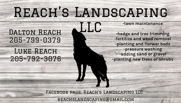 Reach’s Landscaping Logo
