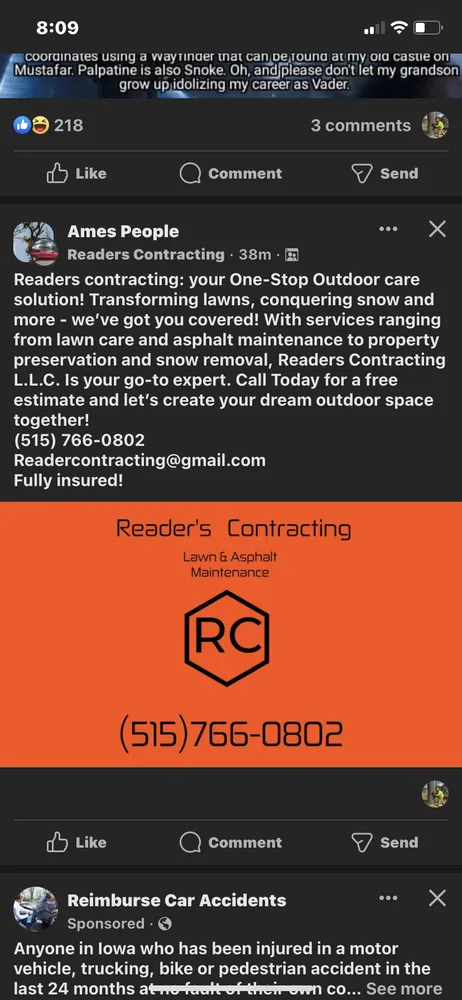 Local residential landscaping experts serving Ames, IA - Readers Contracting