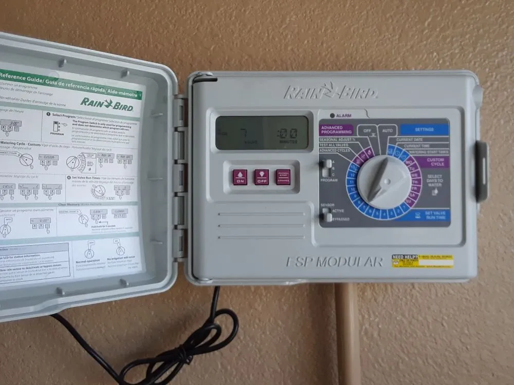 Professional lawn mowing service with custom design in Las Vegas, NV by Ready Landscape And Sprinkler