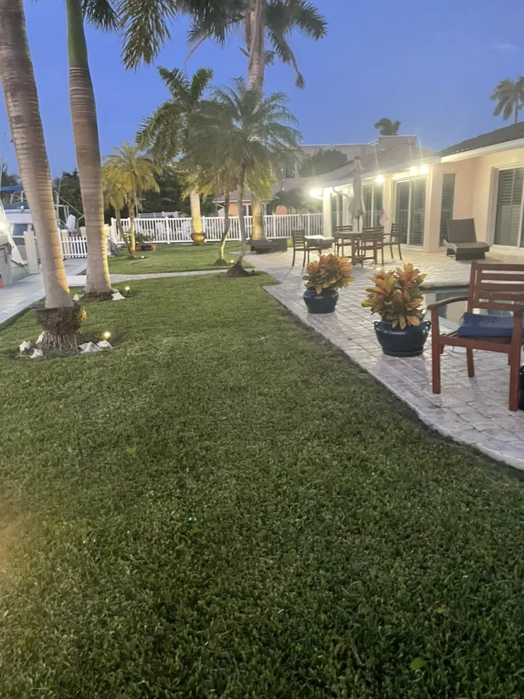 Custom landscape installation for outdoor upgrades in Pompano Beach, FL by Ready Lawn And Landscaping