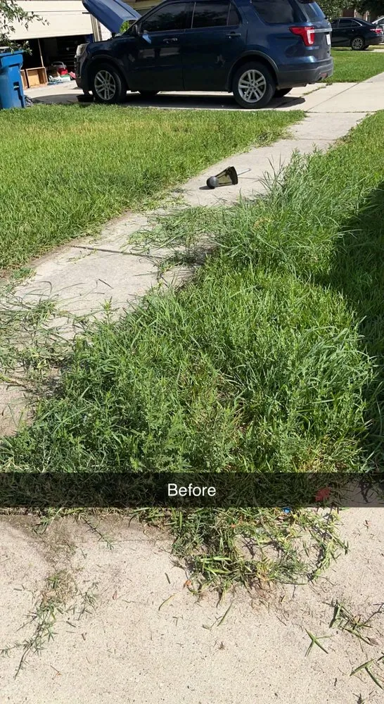 Custom residential landscaping in Channelview, TX by Ready Men Lawn Service