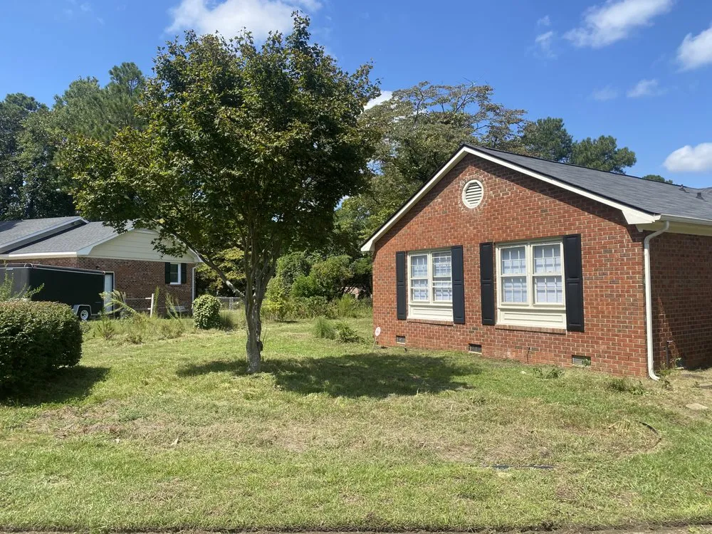 Professional yard cleanup service with custom design in Fayetteville, NC by Ready Set Mow Lawn Care