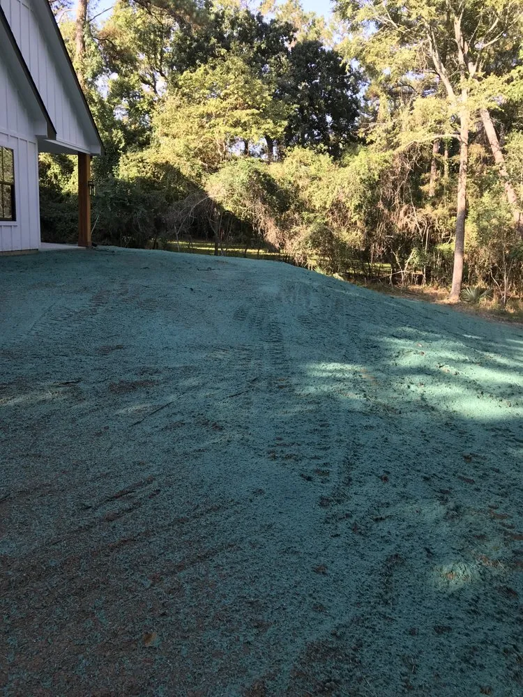 Local landscape installation for outdoor upgrades in Montgomery, TX by ReadyGreen HydroSeeding & More