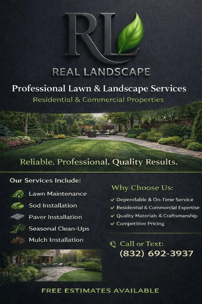 Reliable landscape design in Cypress, TX by Real Landscape