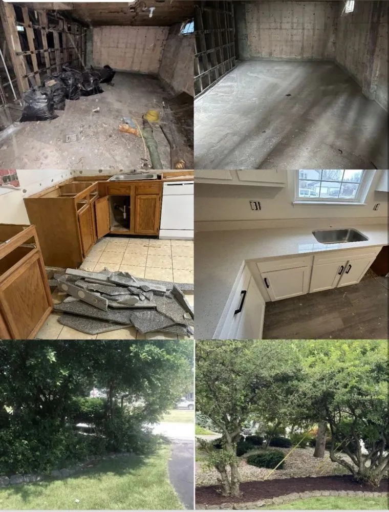 Custom landscape installation in Belleville, MI by Real Neighborhood Operations