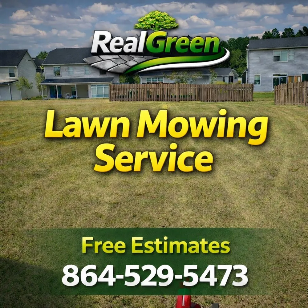 Custom lawn care service in Spartanburg, SC by RealGreen Landscaping & maintenance
