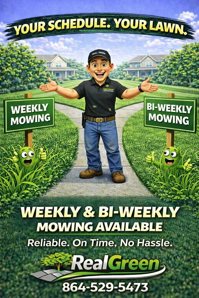 Affordable outdoor landscaping for residential properties across Spartanburg, SC - RealGreen Landscaping & maintenance